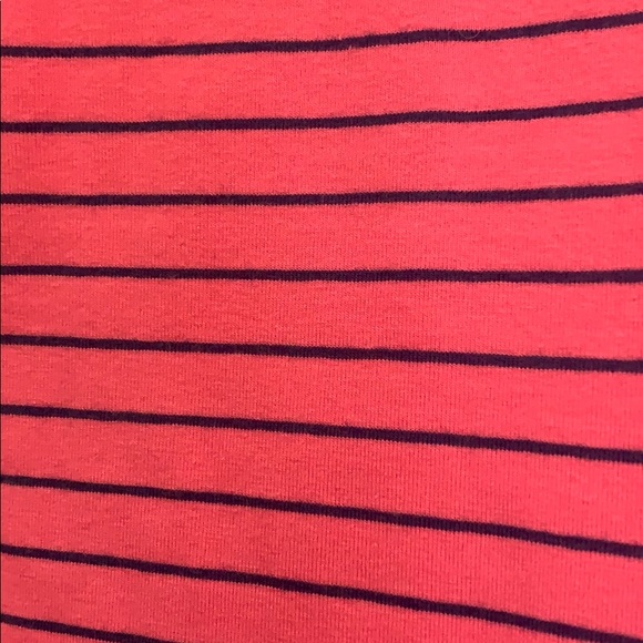 Hot pink navy stripe tube dress - Picture 2 of 2